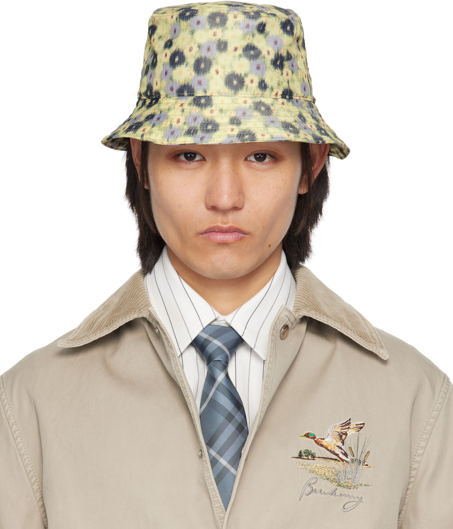 Hat Burberry Burberry Daisy Print Bucket Hat Flerfarvet | 8107992, 0