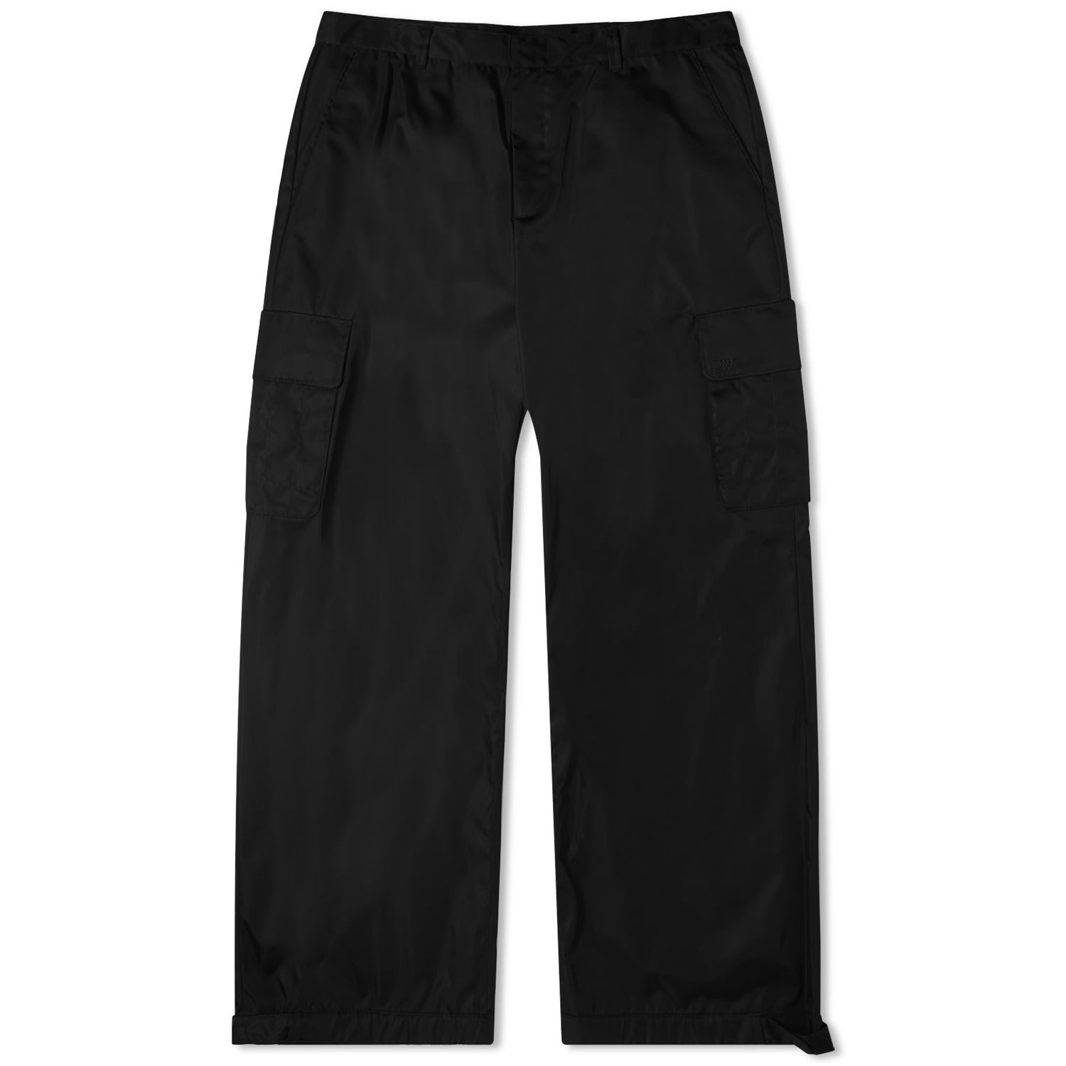 Cargo bukser Off-White Nylon Cargo Pant Sort | OMCF037C99FAB0031010, 0