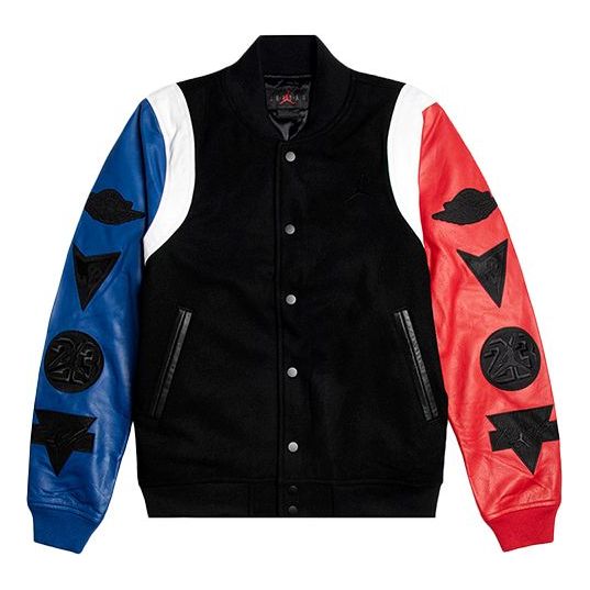 Bomberjakke Jordan Air Jordan Destroyer Sleeve Jacket Sort | AT9959-010