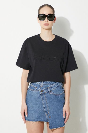 T-shirt JW Anderson Embroidery T-Shirt Sort | JT0218.PG0980.999, 0