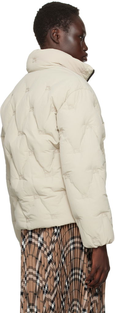 Puffer jakke Burberry Burberry Nylon Down Puffer Jacket Beige | 8094176, 2