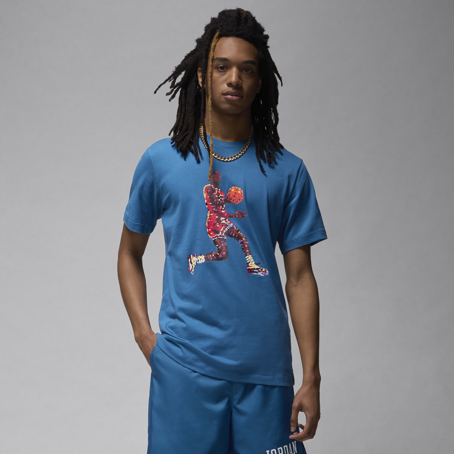 T-shirt Jordan Jordan Flight Essentials Blå | FN6000-457, 1