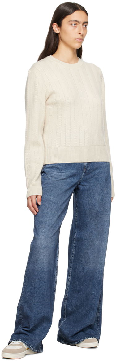 Sweater rag & bone Durham Knit Sweater Hvid | WAS23F037CC37, 3