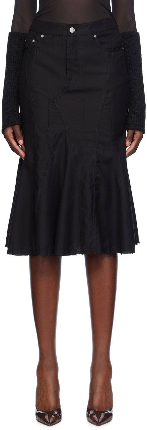 Nederdel Miaou Miaou Gaudi Midi Skirt Sort | 4004TWBLK