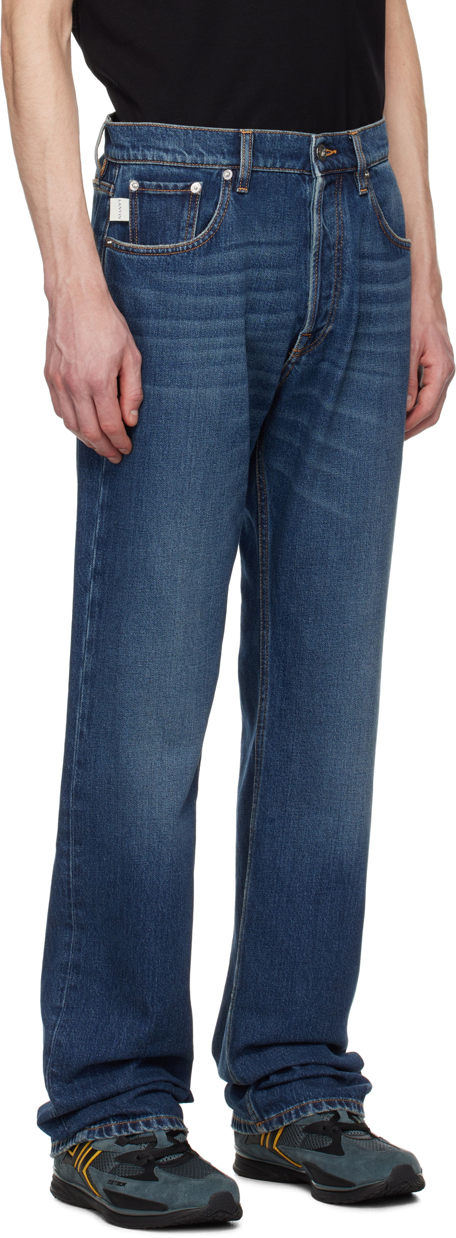 Jeans LANVIN Lanvin Straight-Leg Jeans Blå | RM-TR0147-D086-P25, 1