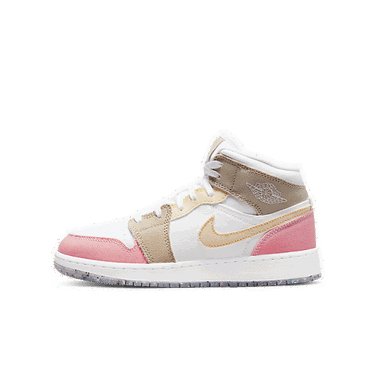 Sneakers og sko Jordan Air Jordan 1 Mid SE "Pastel Grind" GS Lyserød | DJ0338-100, 0