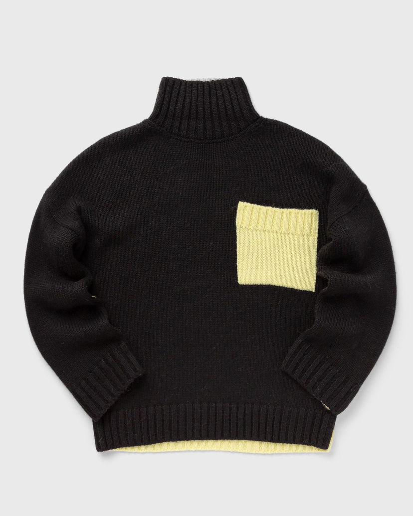 Sweater JW Anderson CONTRAST PATCH POCKET JUMPER Sort | KW0939-YN0144-973