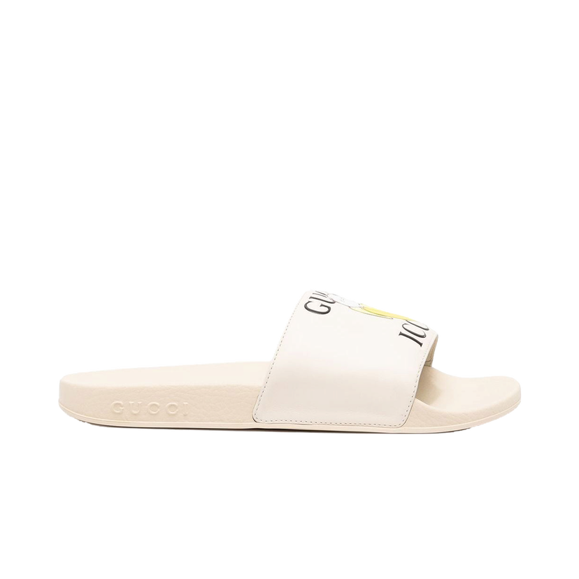 Sneakers og sko Gucci Slides Kitten W Hvid | 660057DIR00