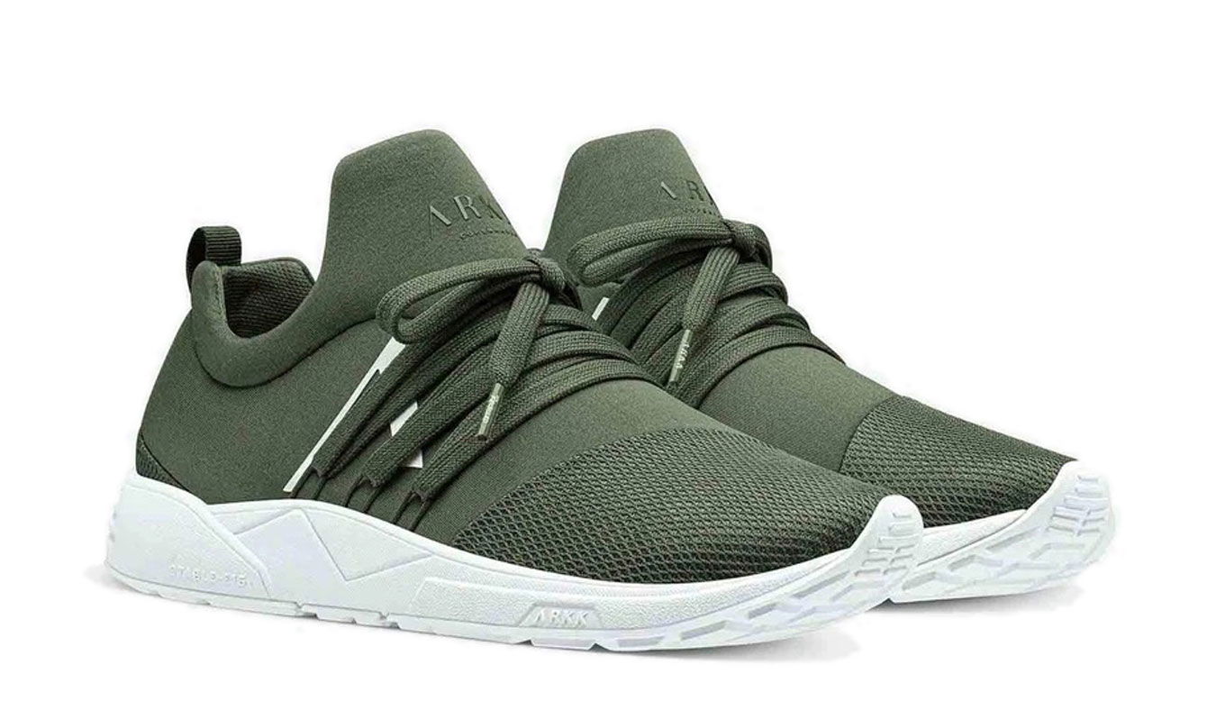 Sneakers og sko ARKK Copenhagen Raven Mesh S-E15 Recycled Vegan W Grøn | IL1406-2810-W, 1