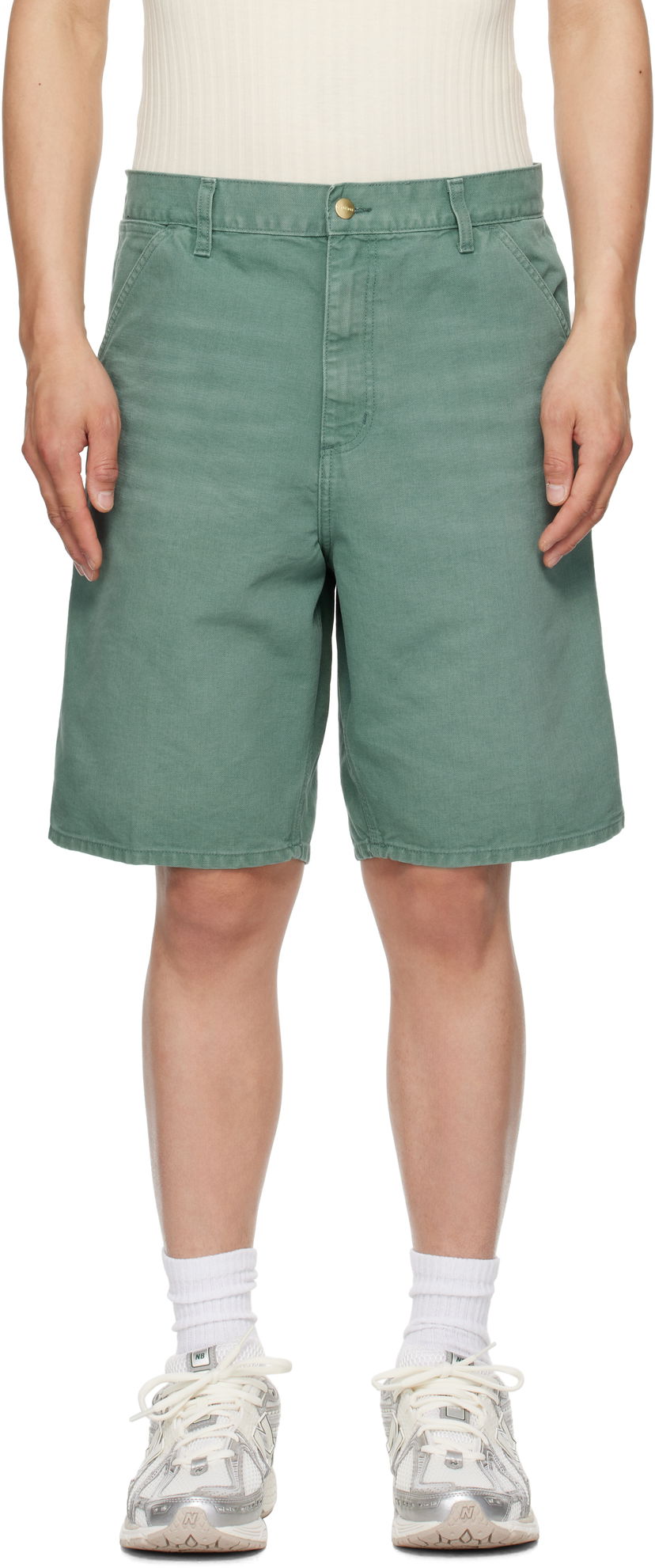 Shorts Carhartt WIP Carhartt WIP Single Knee Shorts Grøn | I034797