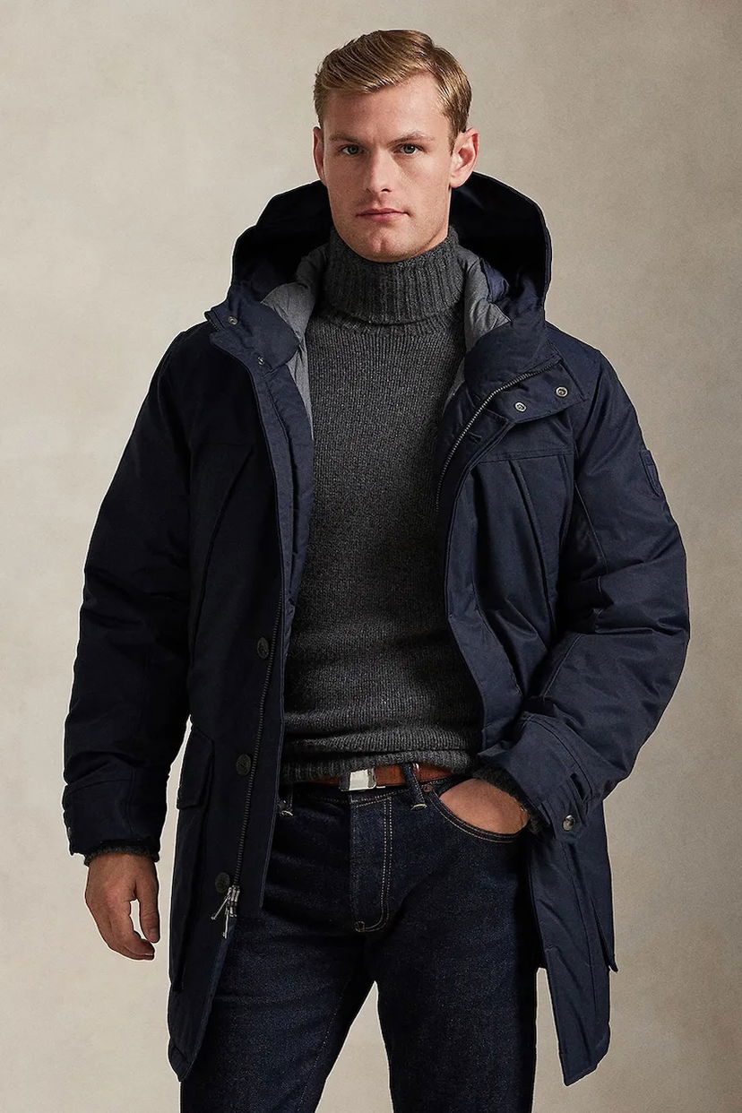 Parka Polo by Ralph Lauren Winter Hooded Down Parka Mørkeblå | 710968114001