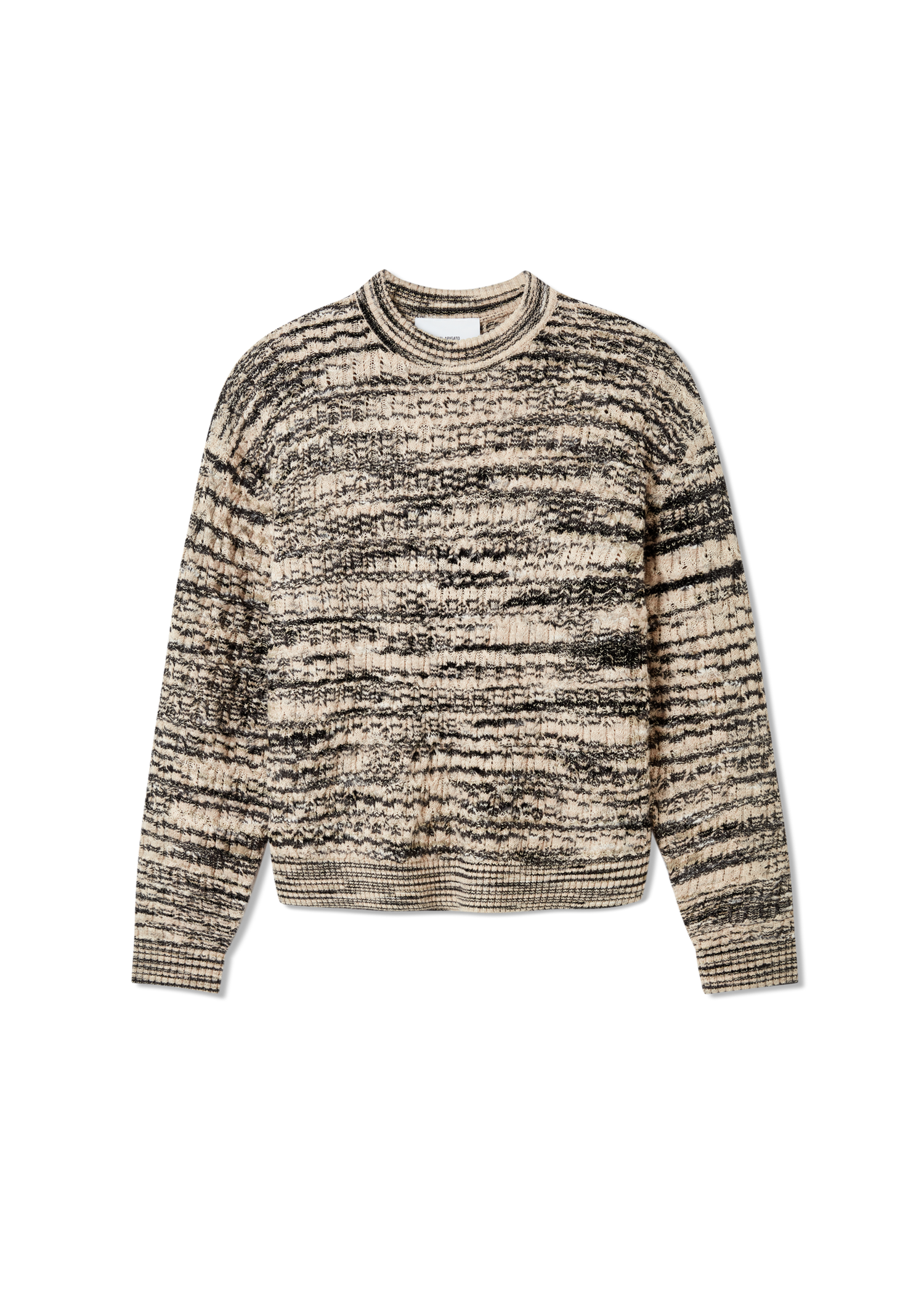 Sweater AXEL ARIGATO Noah Textured Striped Knit Sweater Flerfarvet | A3296001, 0