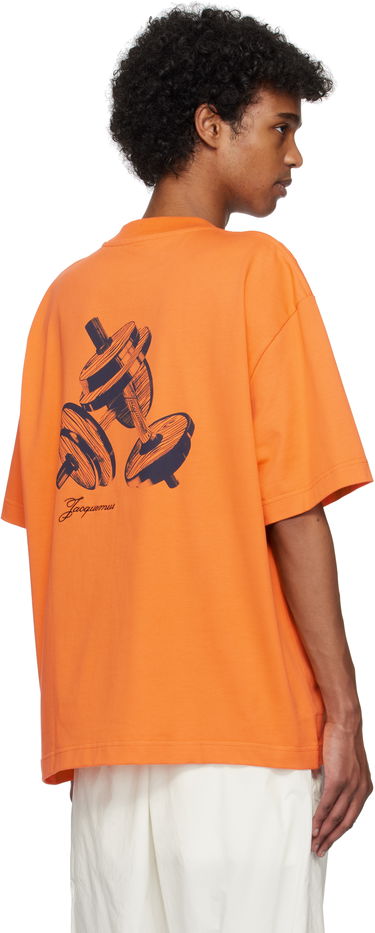 T-shirt Jacquemus Jacquemus 'The Haltères' T-Shirt Orange | 25E255JS322-2466, 2