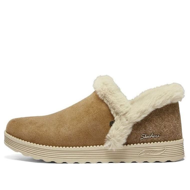 Sneakers og sko Skechers Arch Fit 'Dream Faux Fur Slip On Shoes Beige | 167660-CSNT, 0