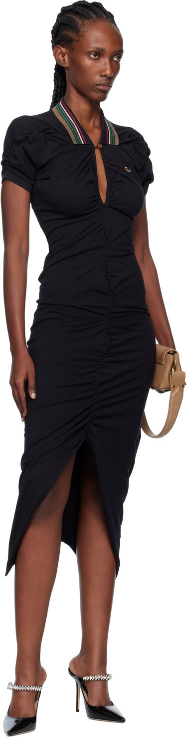 Kjole Vivienne Westwood Vivienne Westwood Pulling Midi Dress Sort | 1601004S-J0009-, 3
