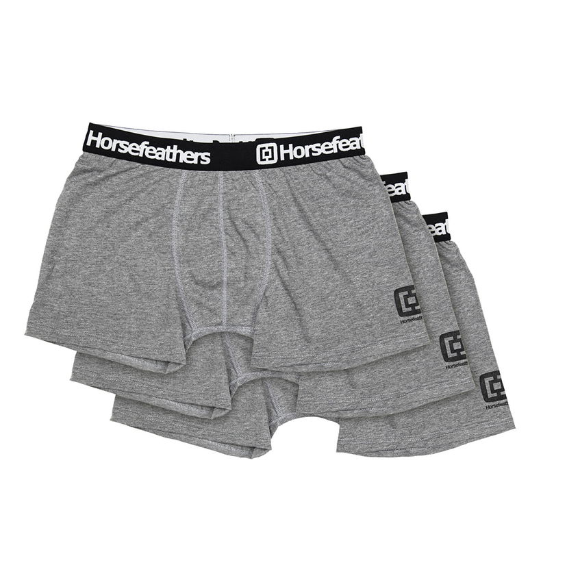 Boksere Horsefeathers Boxers Dynasty 3-Pack Boxer Shorts Heather Gray Grå | AM067C