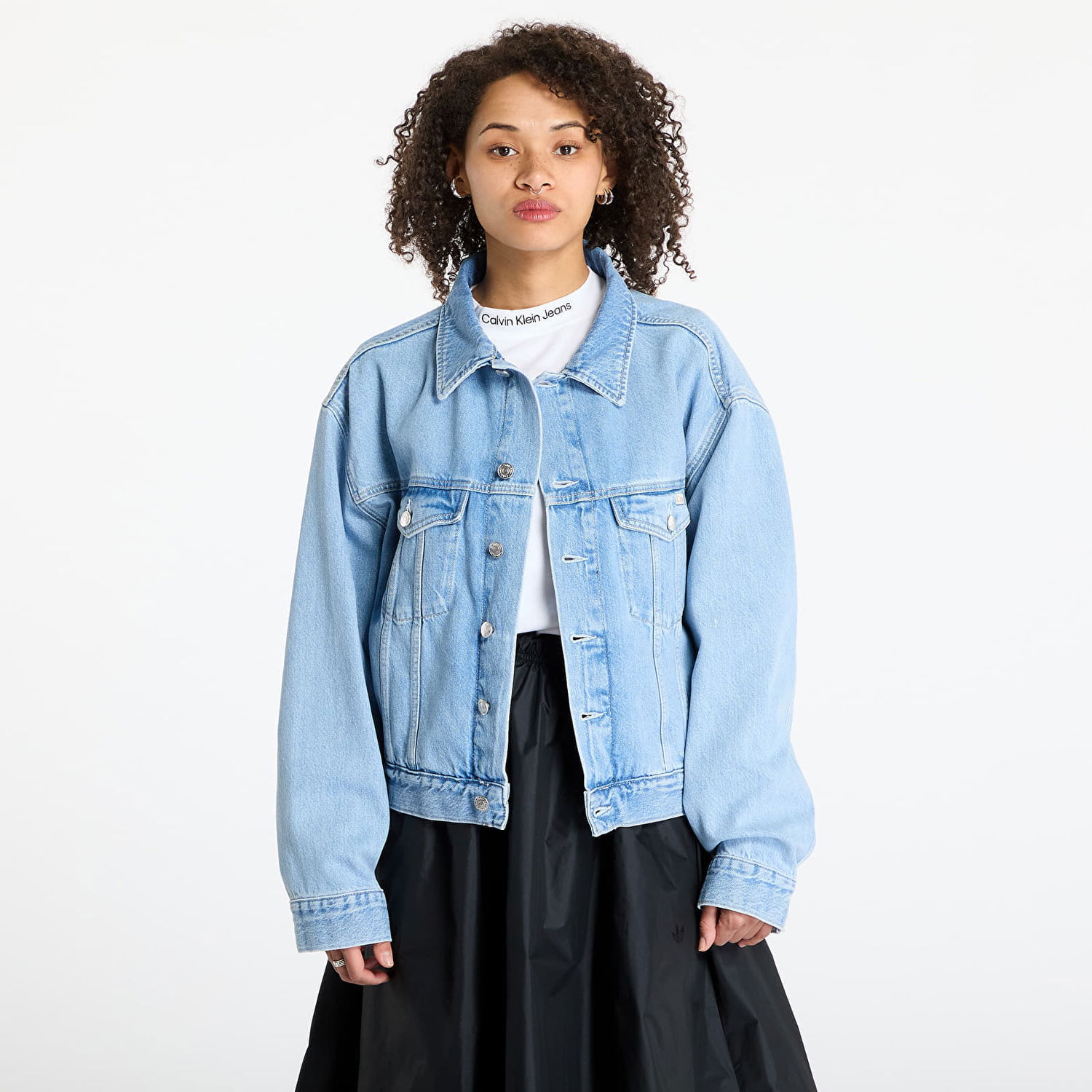 Jakke CALVIN KLEIN Calvin Klein Jeans Boxy Denim Jacket Blå | J20J224548 1A4, 0