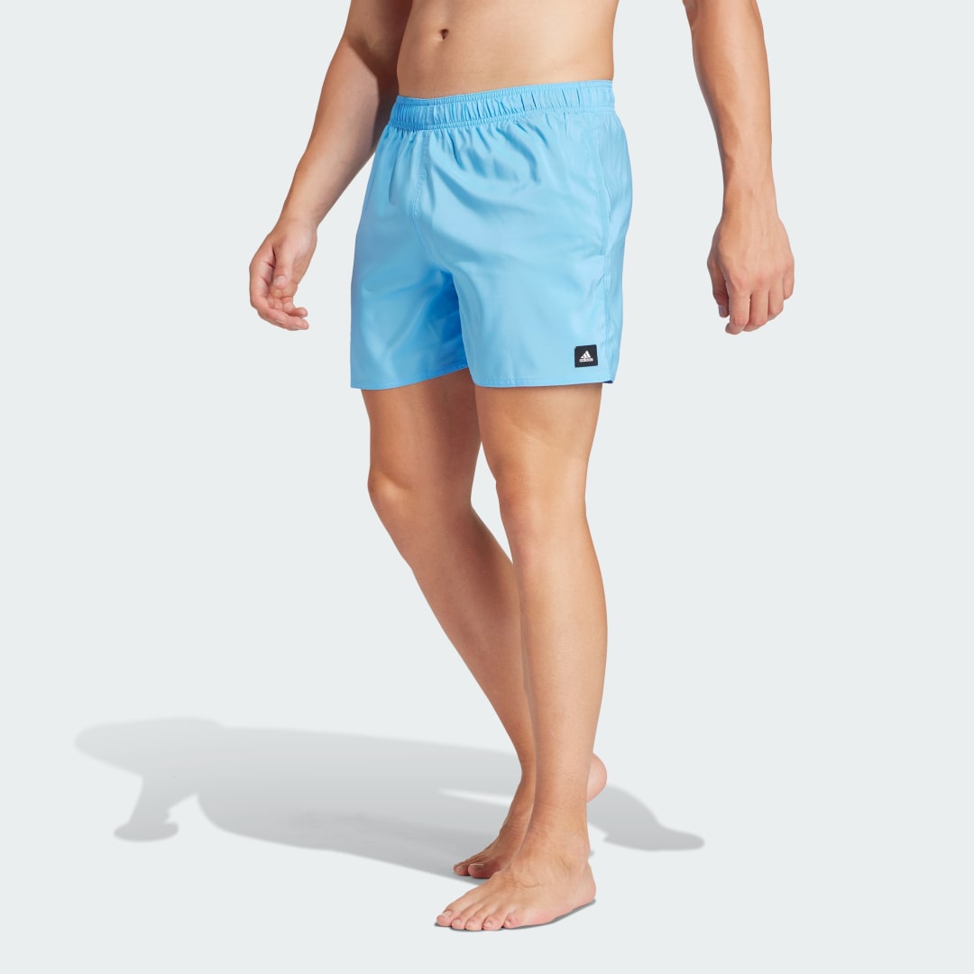 Badetøj adidas Performance Solid CLX Classic-Length Swim Shorts Blå | IR6216, 1