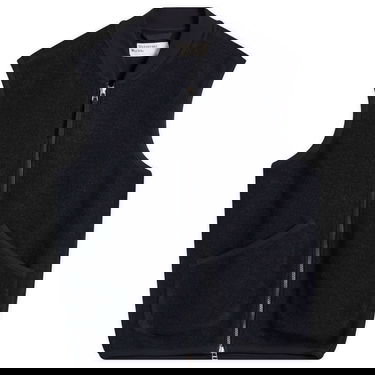 Vest Universal Works Wool Fleece Zip Vest Mørkeblå | 00015-NVY, 0