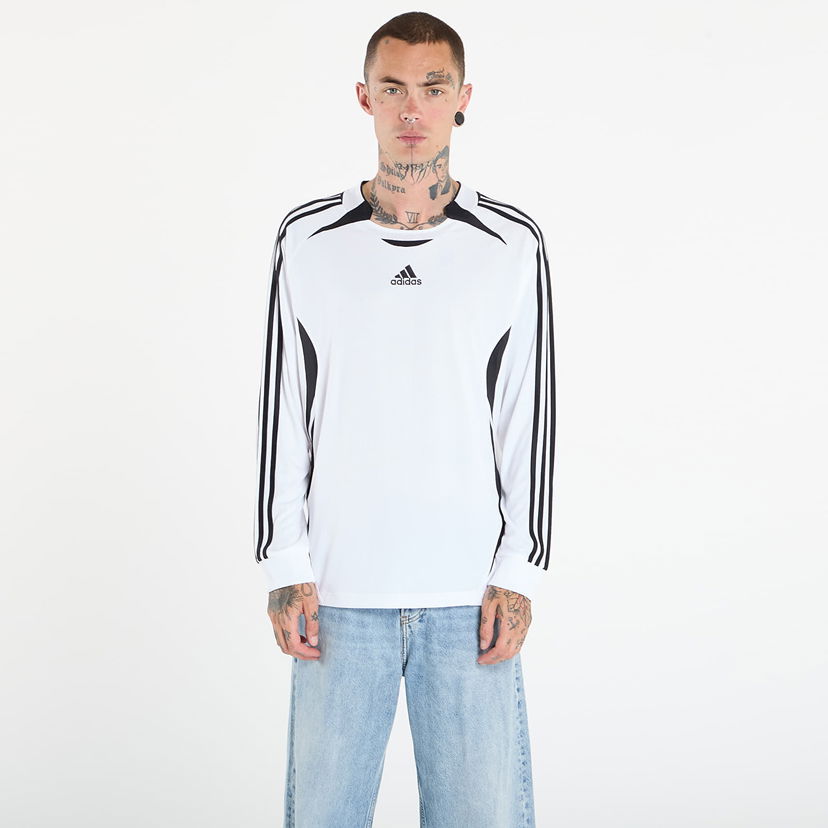 T-shirt adidas Originals Teamgeist Adicolor Long Sleeve T-Shirt Hvid | JY6371