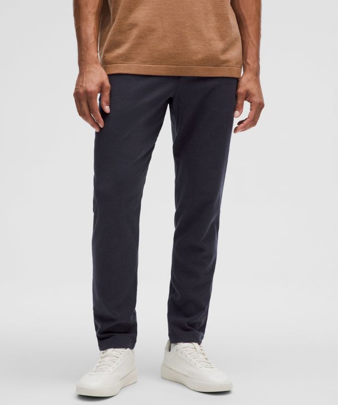 Bukser lululemon ABC Slim Fit Flannel Pants 81 cm Size 28 Mørkeblå | prod11750466, 0
