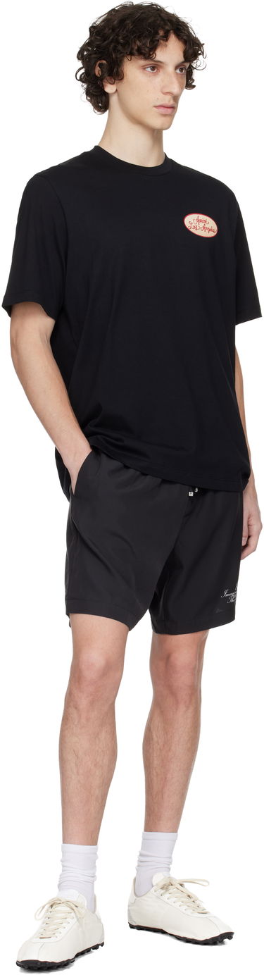 T-shirt AMIRI AMIRI Station Patch T-Shirt Sort | AMJYTE1201, 3