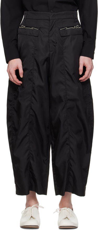 Cargo bukser ADER ERROR Elva Baggy Nylon Trousers Sort | BN01SSSA0203BK, 0