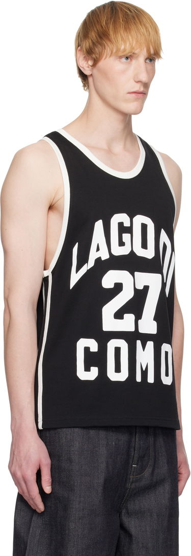 Tanktop Rhude Rhude Como 1907 Edition Jersey Tank Top Sort | RHSS25TA01230, 1