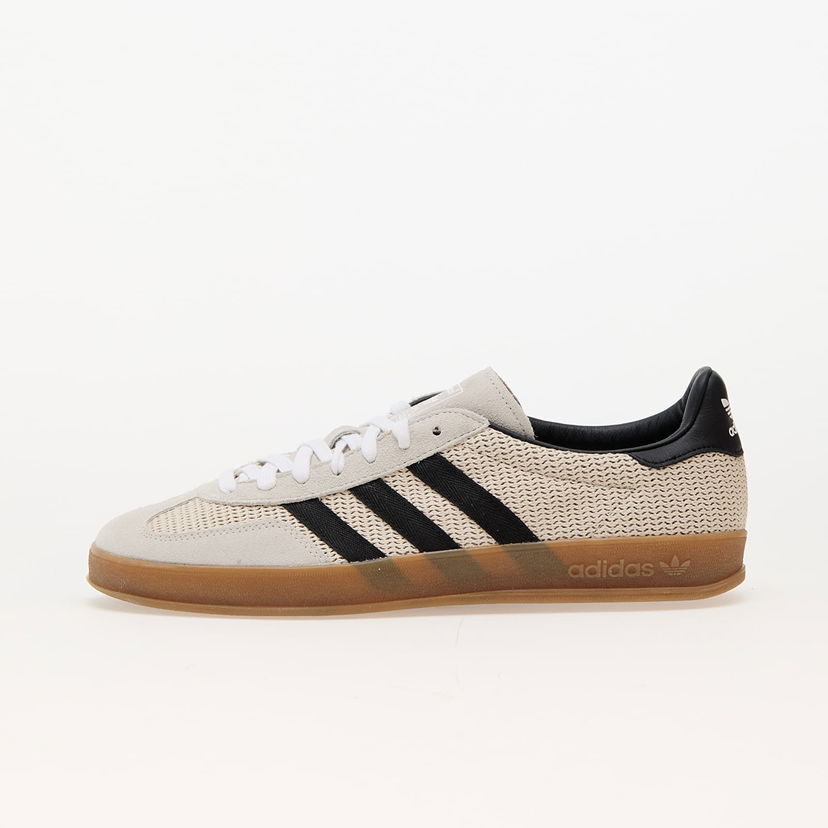Sneakers og sko adidas Originals Gazelle Indoor Aluminium/ Core Black/ Gum Beige | IH4769