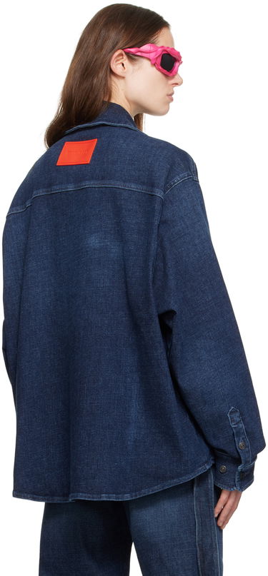Skjorte Ottolinger Ottolinger Buttoned Denim Shirt Blå | 1700409, 2