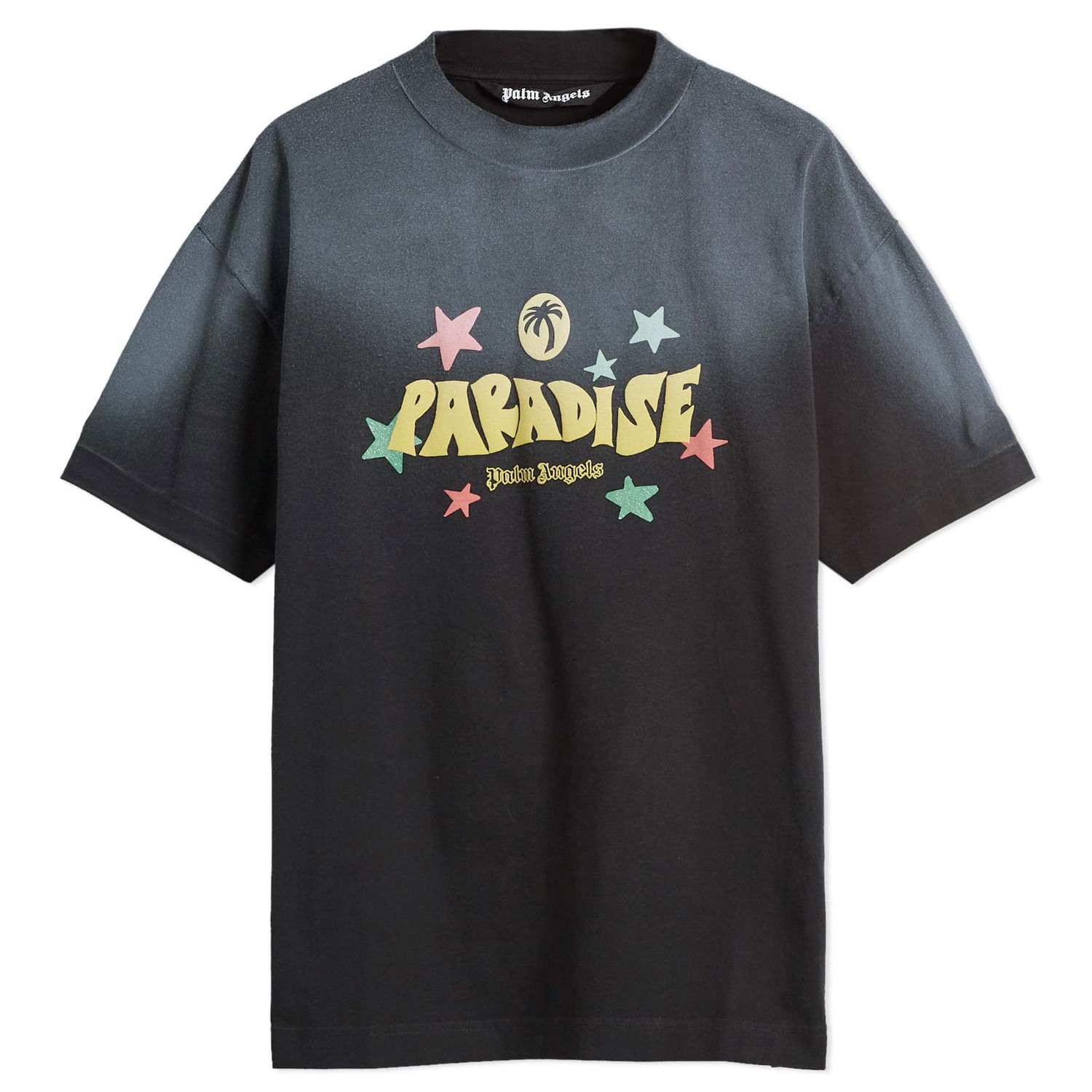 T-shirt Palm Angels Palm Angels Paradise Palm T-Shirt, Size Large Sort | PMAA001S25JER0011018, 0