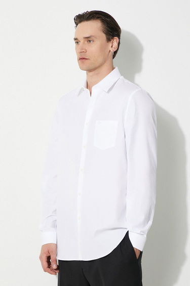 Skjorte Lacoste Lacoste Regular Fit Shirt with Classic Collar Hvid | CH8522, 3
