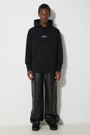 Sweatshirt Marcelo Burlon Regular Hoodie Sort | CMBB007F24FLE0061001, 1