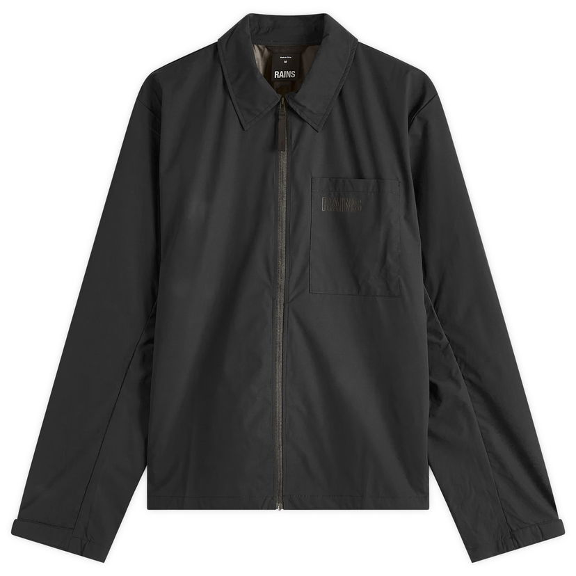 Vindjakke Rains Mito Overshirt Sort | 19730-01