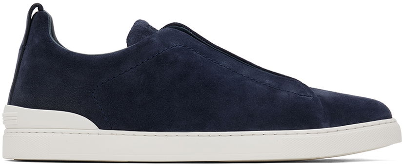Tøj ZEGNA ZEGNA Triple Stitch Mørkeblå | LHSOY-S4667Z-RTZ