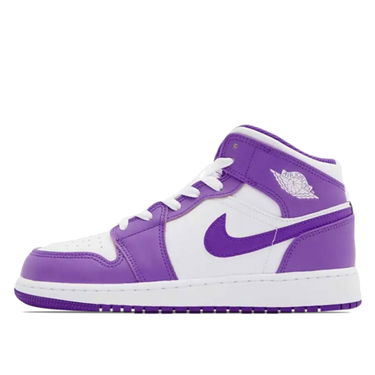 Sneakers og sko Jordan Air Jordan 1 Mid "Purple Venom" GS Lilla | DQ8423-511, 0