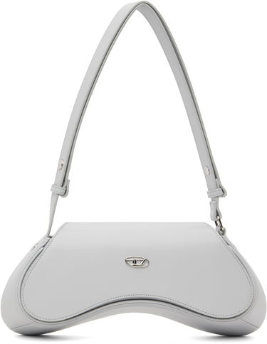 Skuldertaske Diesel Play Curved Crossbody Bag Grå | X10221 PR227, 0