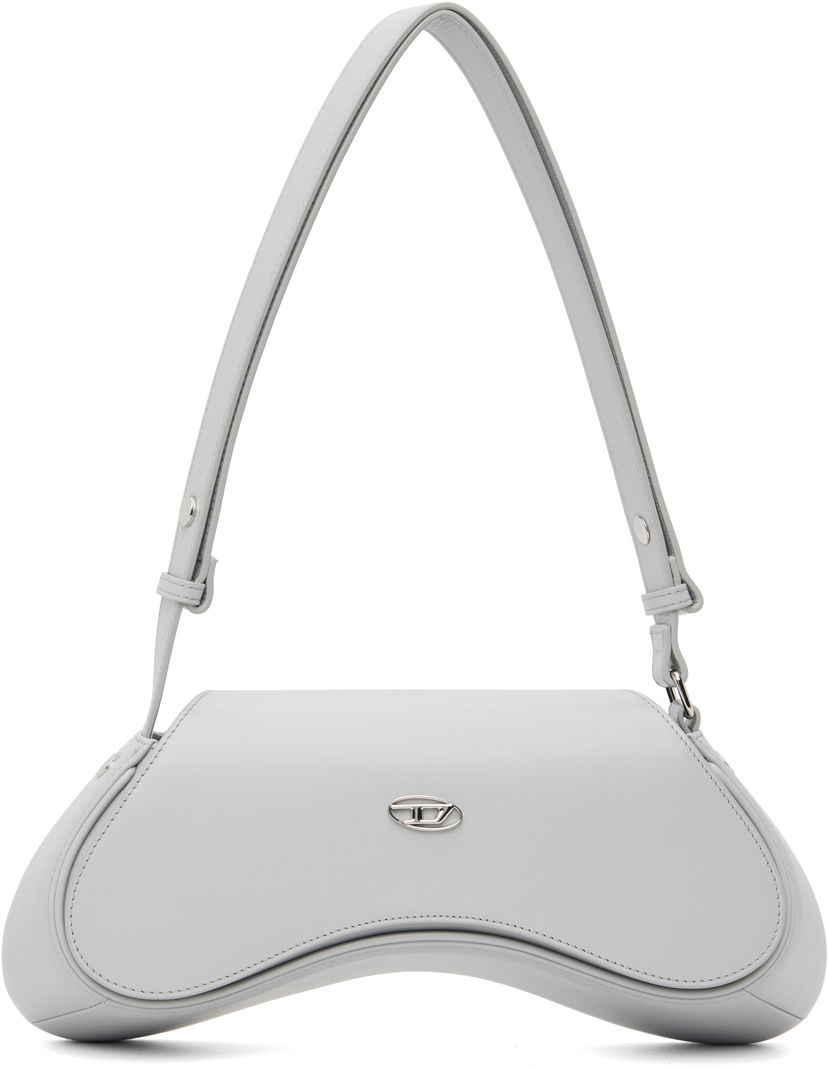 Skuldertaske Diesel Play Curved Crossbody Bag Grå | X10221 PR227