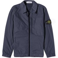 Frakker Stone Island Crinkle Reps Zip Overshirt Mørkeblå | 7915107-V0020, 1