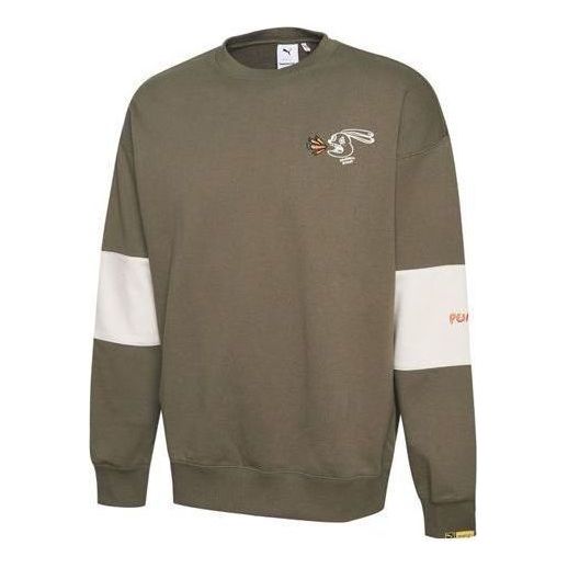 Sweater Puma Randomevent Crew Sweatshirt Grøn | 59666449