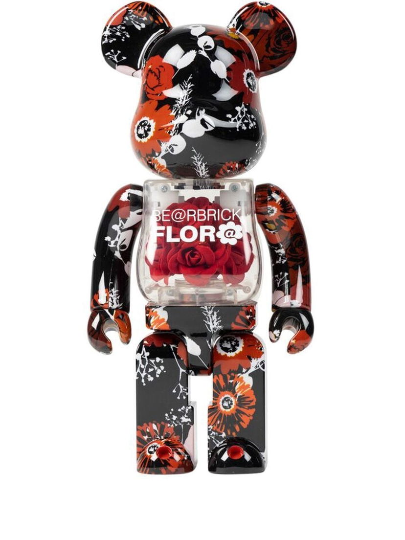Collectible Medicom Toy Mames Flor@ BE@RBRICK 400% figure - Red Sort | MEDI008619435378