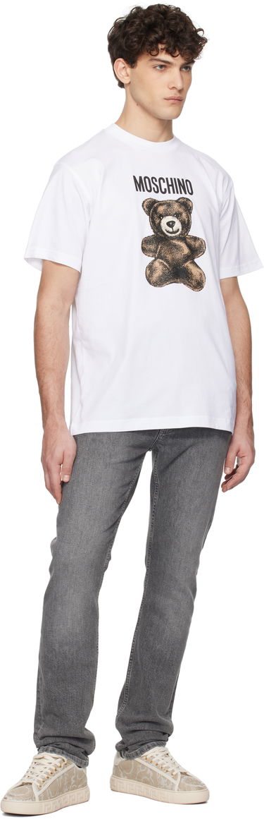 T-shirt Moschino Moschino Teddy Bear Graphic T-Shirt Hvid | 251ZZV071002411001, 3