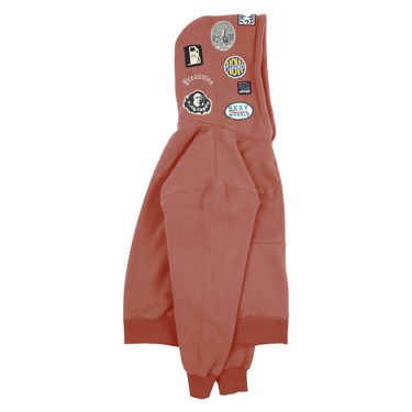 Sweatshirt Pleasures Worms Hoodie Brun | P23F022-RUST, 5