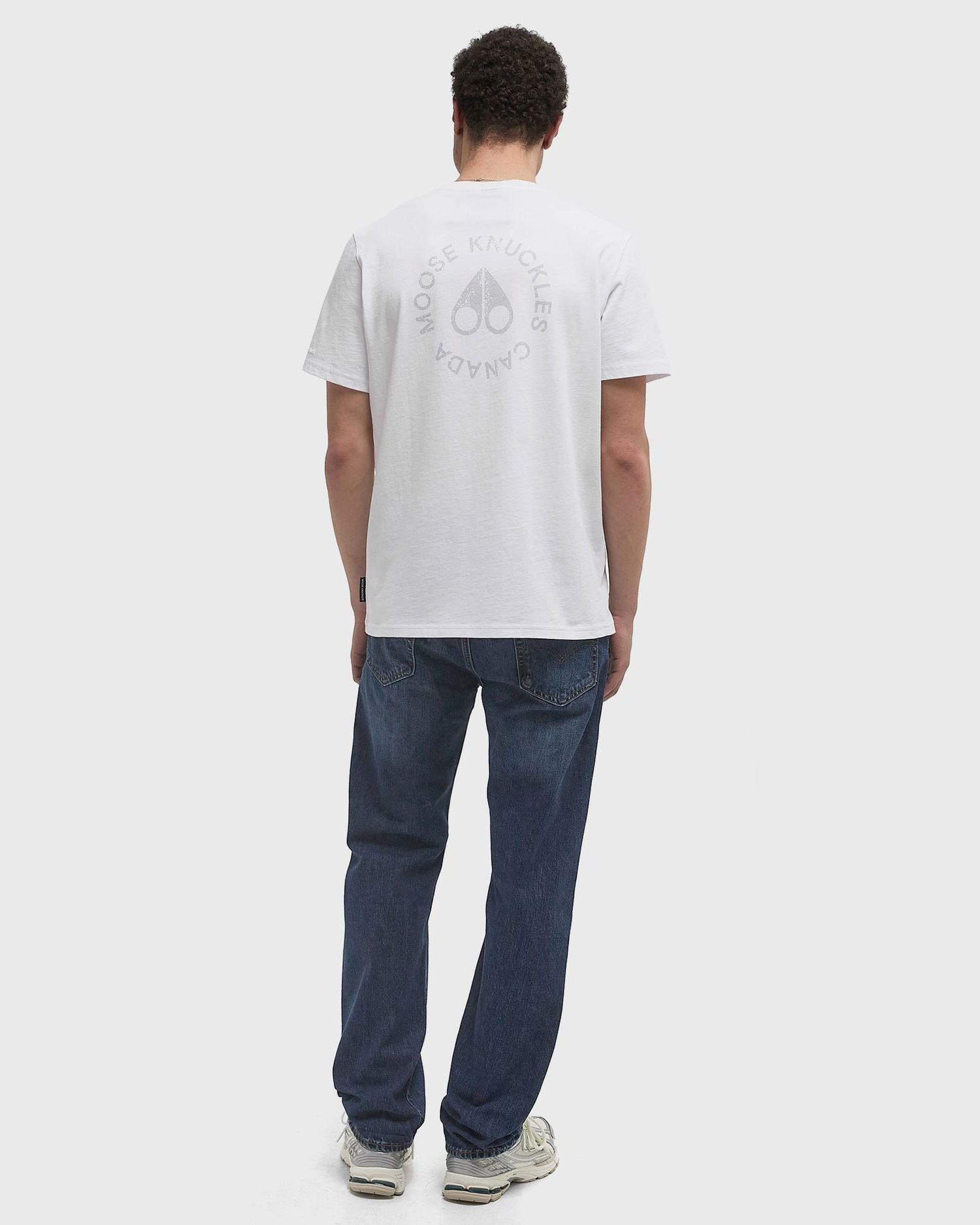 T-shirt Moose Knuckles Off Island T-Shirt Hvid | M15MT770-891, 1