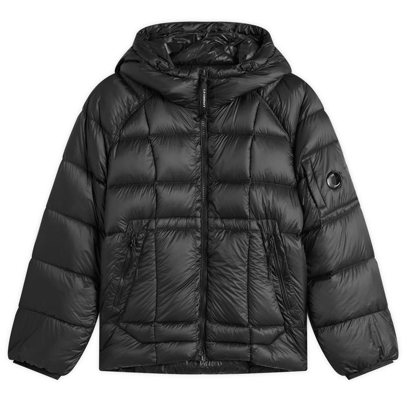 Puffer jakke C.P. Company DD-Shell Hooded Jacket Sort | RFCMOW702A-110416A-999