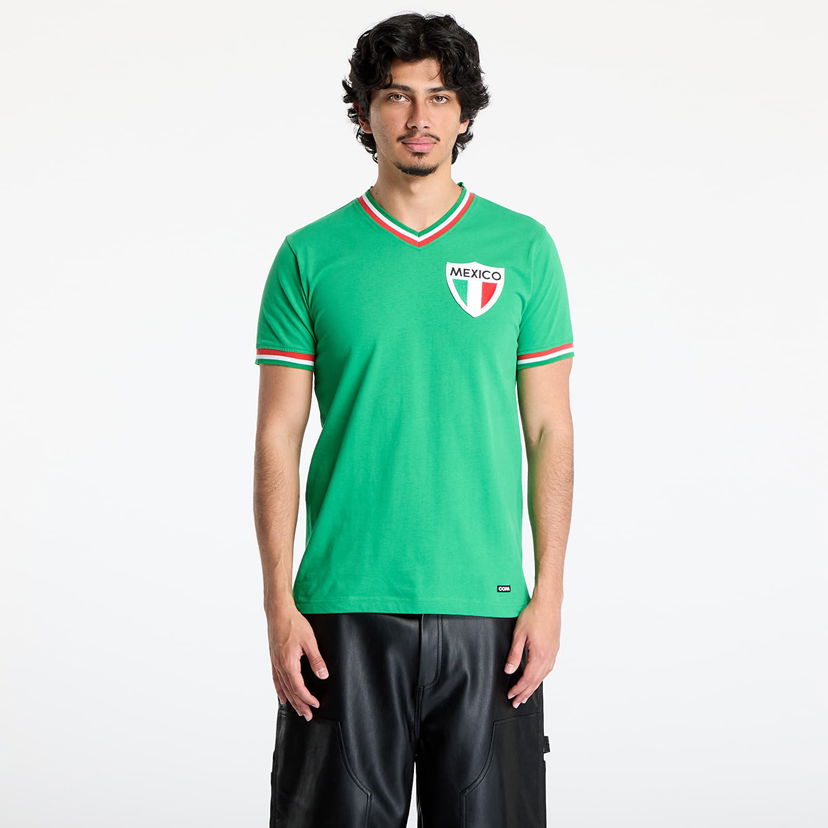 T-shirt COPA COPA Mexico Pelé 1980's Retro Football T-Shirt Grøn | 545-008