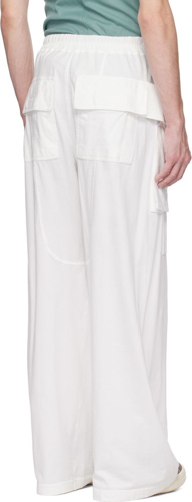 Cargo bukser Rick Owens Rick Owens DRKSHDW Hollywood Creatch Wide Cargo Pants Hvid | DU01E3394 RN, 2