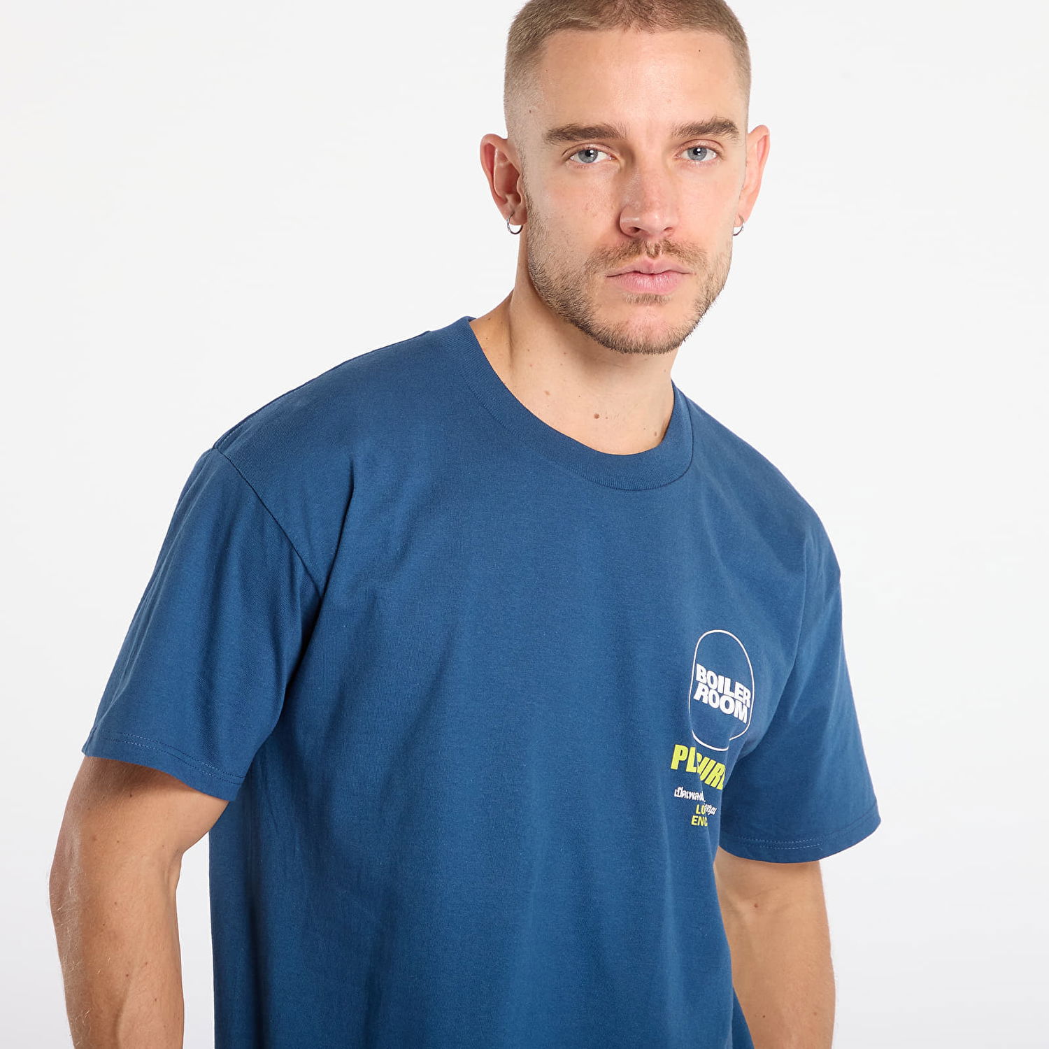 T-shirt Pleasures T-shirt PLEASURES Turntable Blå | P25F010-BLUE, 1
