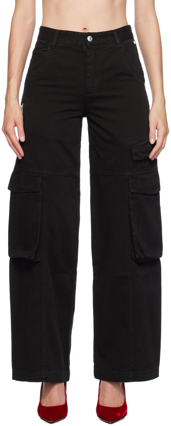 Cargo bukser GCDS Black Ultracargo Cargo Pants Sort | A2CM2900TG5