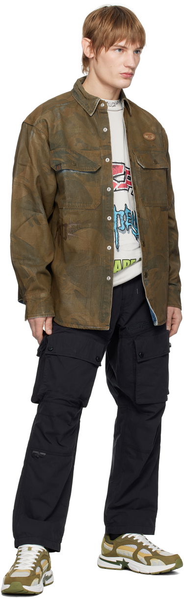 Cargo bukser AAPE by A Bathing Ape AAPE by A Bathing Ape Moonface Logo Utility Cargo Pants Sort | AAPPTMB633XXNBKX, 3